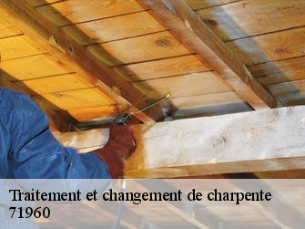 Traitement et changement de charpente  71960